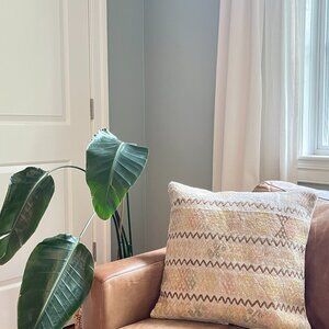 Vintage Turkish Kilim Pillow with Insert